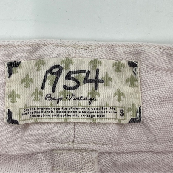 1954 Bay Vintage Women’s Pink Double Button Pants Size Small - Picture 8 of 8